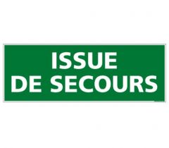 SIGNALISATION EVACUATION ISSUE DE SECOURS (B0090)