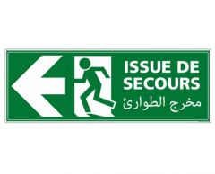 Panneau ISSUE DE SECOURS (B0272G)