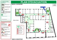 Plan d'évacuation